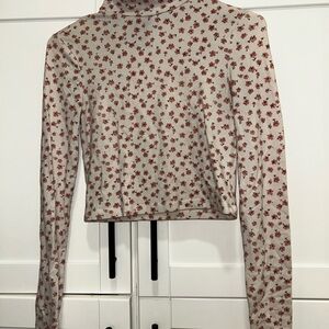Floral Print Long Sleeve Top
